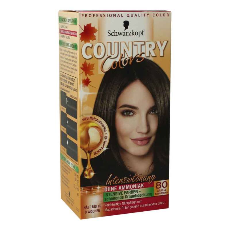 Schwarzkopf Country Colors Intensivt Nung Arabia Schwarzbraun