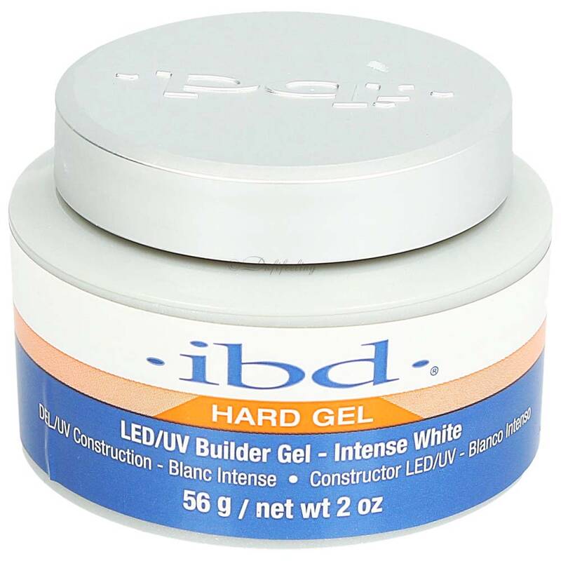 IBD Hard Gel LED/UV Builder Gel Intense White 56g