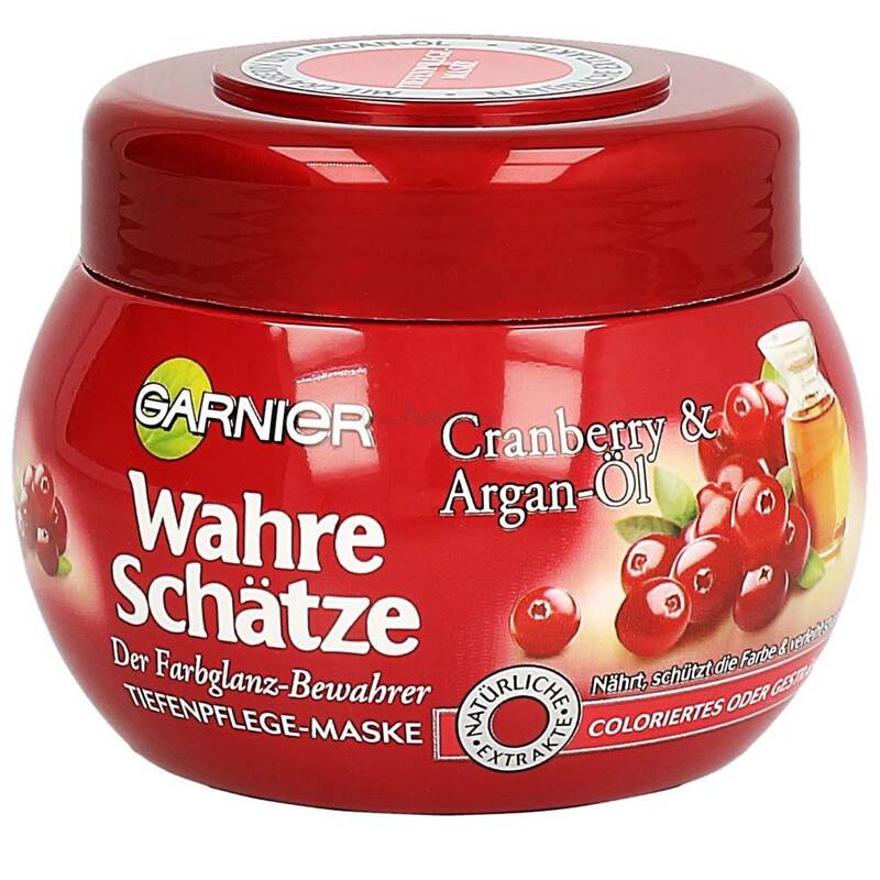 Garnier Wahre Schätze Haar Maske Cranberry & Argan-Öl 300 ml