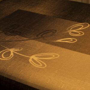 Tischdecke mit Fleckschutz dunkel Grau 40 x 110 cm Tischläufer