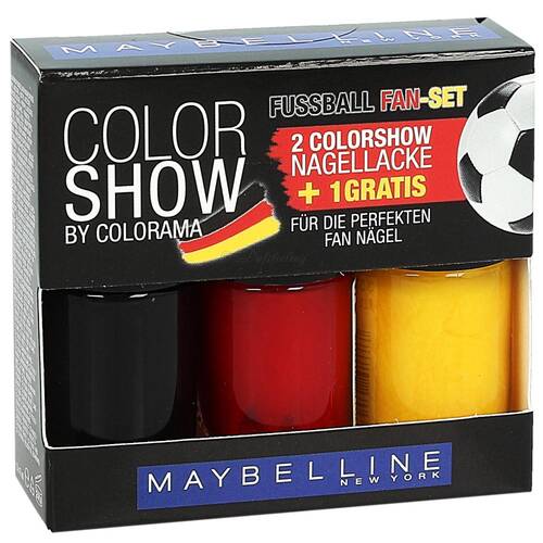 Maybelline Color Show Nail Polish Set Germany 3x7 ml