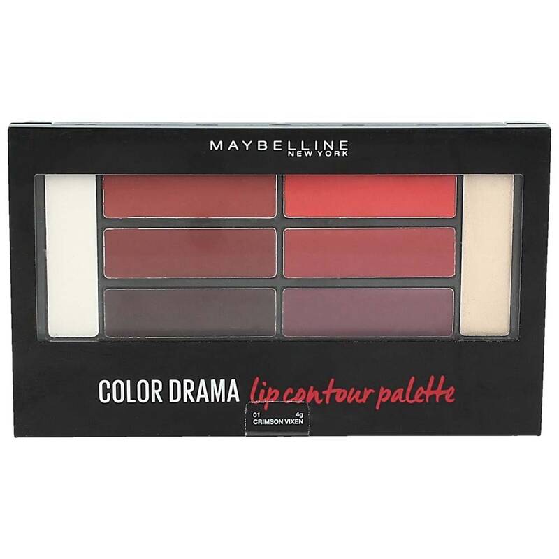 Maybelline Color Drama Lip Contour Palette 4 g Crimson Vixen
