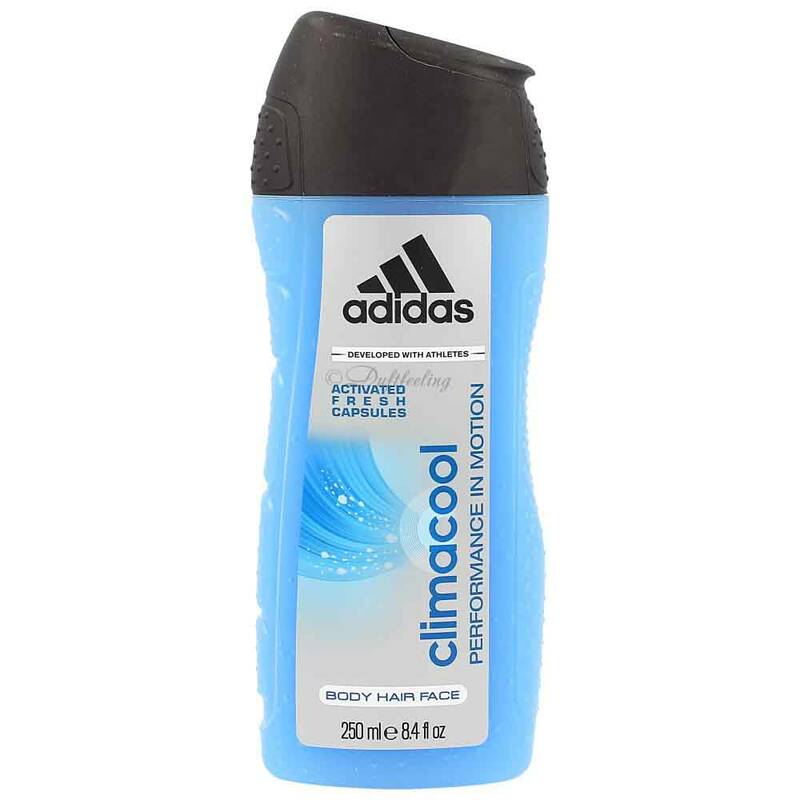 Adidas Climacool 3in1 (Body Hair Face) Shower Gel 250 ml