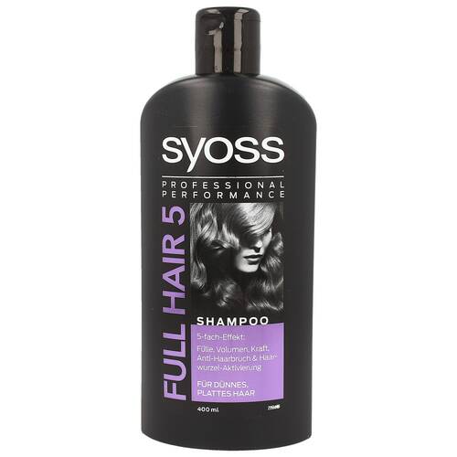 Syoss Full Hair 5 Shampoo Für Dünnes, Plattes Haar 400 ml
