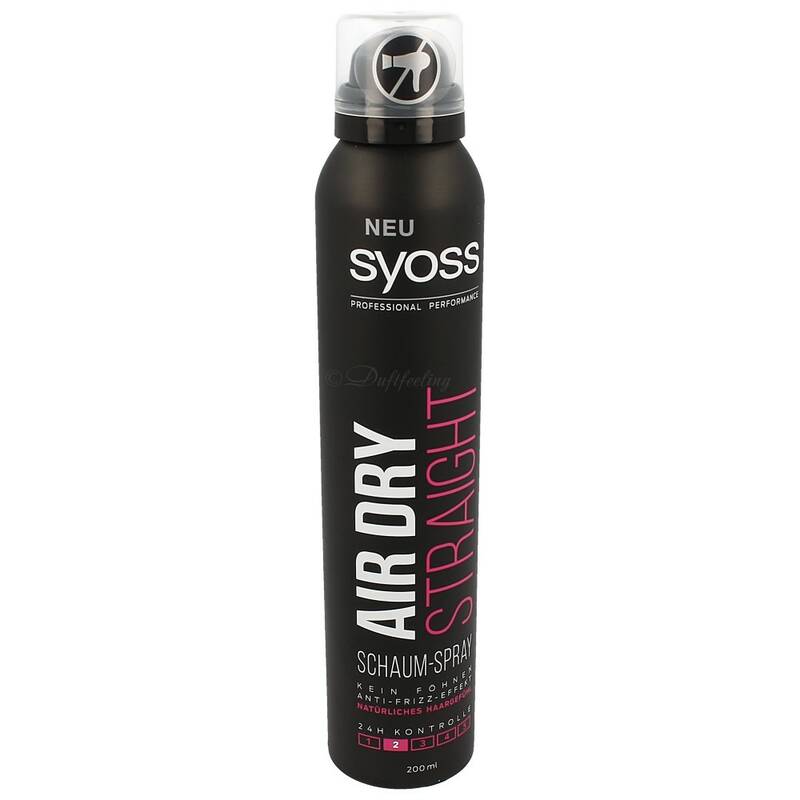Syoss Air Dry Straight - Schaum-Spray - Anti-Frizz-Effekt - 200 ml