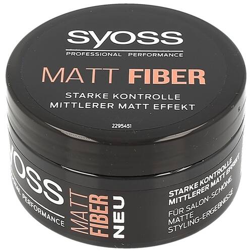 Syoss Matt Fiber - für Salon - schöne Matte Styling - Ergebnisse - 100 ml