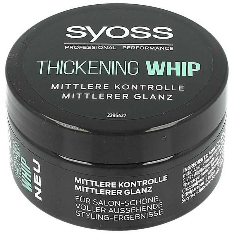 Syoss Thickening Whip - für Salon-schöne, voller aussehende Styling Ergebnisse - 100 ml