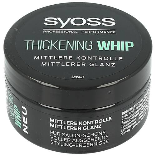 Syoss Thickening Whip - für Salon-schöne, voller aussehende Styling Ergebnisse - 100 ml