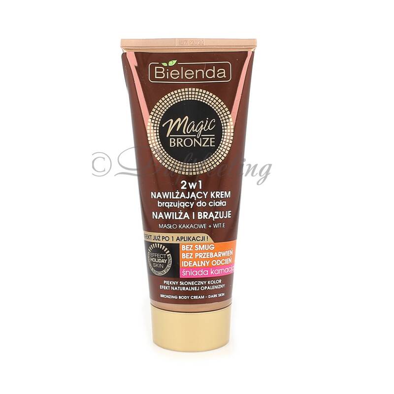 Bielenda 2in1 Moisturinizg Body Cream Magic Bronze Dark Skin 200 ml