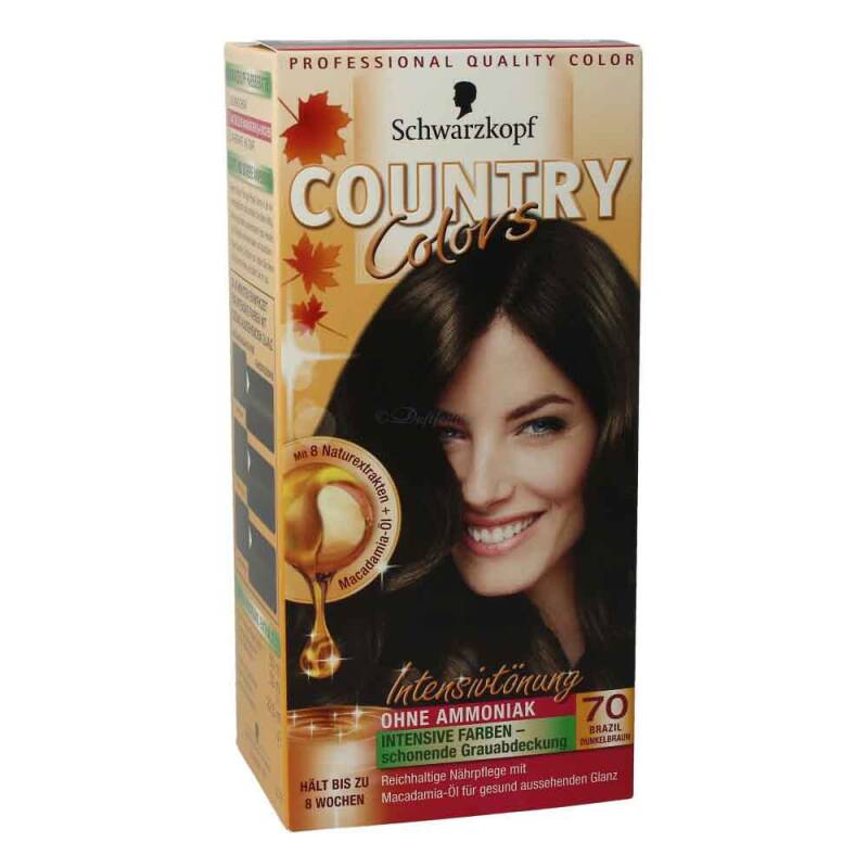 Schwarzkopf Country Colors Intensivtönung 70 Brazil Dunkelbraun