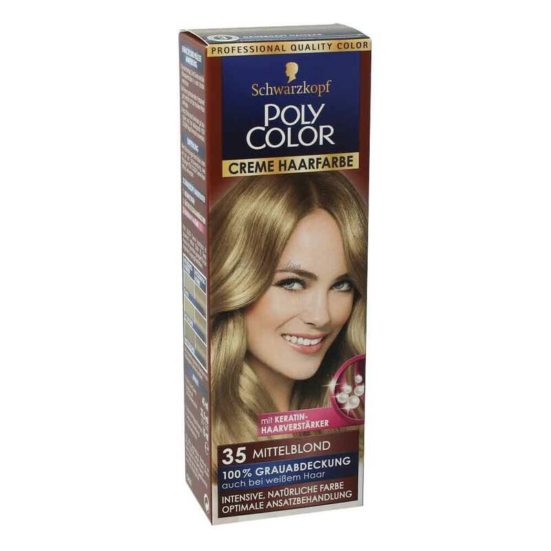 Poly Color Creme Haarfarbe 35 Mittelblond
