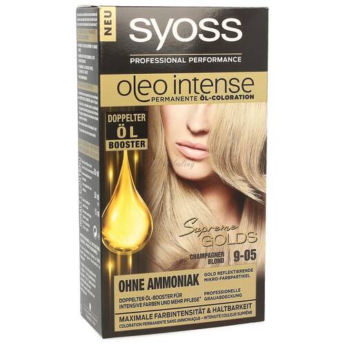 Syoss Oleo Intense Permanente Öl-Coloration 9-05 Champagner Blond