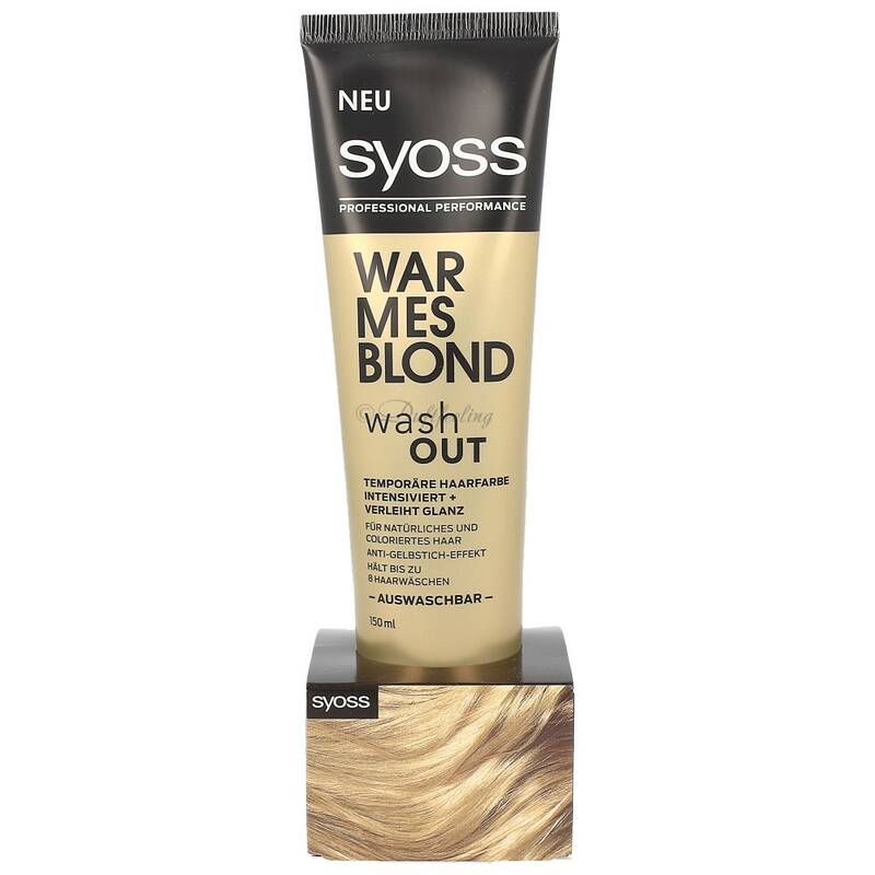 Syoss Washout Color Warmes Blond Ml