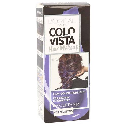 LOréal Paris Colovista Hair Makeup, 1-Day-Color-Highlights, 16 Violethair