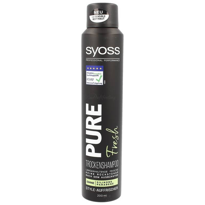 Syoss Pure Fresh Trockenshampoo - ohne Silikone/Parabene - 200 ml