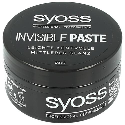 Syoss Invisible Paste - für Salon-schöne, unsichtbare Styling Ergebnisse - 100 ml