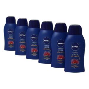 6 x Nivea Pflegedusche Creme Oil Pearls Cherry Blossom 50 ml