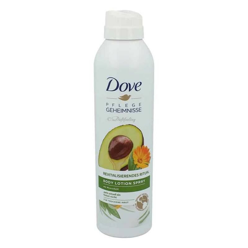 Dove Body Lotion Spray Invigorating Ritual Dry Skin 190 ml