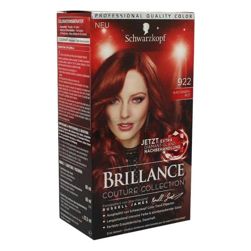 Braun rot haarfarbe Haarfarbe 4.65