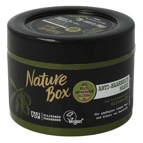 Nature Box Anti-Haarbruch Maske mit kaltgepresstem Oliven-Öl 200 ml