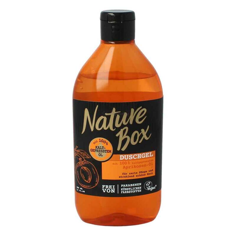 Nature Box Duschgel mit kaltgepresstem Aprikosen-Öl 385 ml