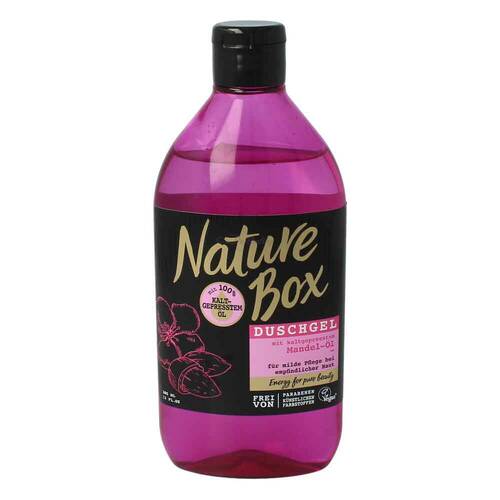 Nature Box Duschgel mit kaltgepresstem Mandel-Öl 385 ml