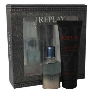 Replay Jeans Spirit For Him Set ( Edt 30 ml + Duschgel...