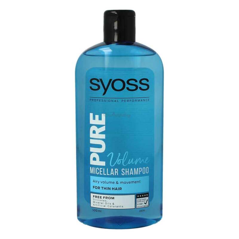 Syoss Pure Volume Micellar Shampoo 500 ml