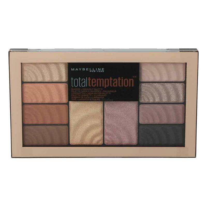 Maybelline Eyeshadow & Highlight Palette Total Temptation 12g
