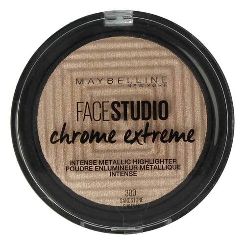 Maybelline Hightlighter Face Studio Chrome Extreme 300 Sandstone Shimmer 6 g