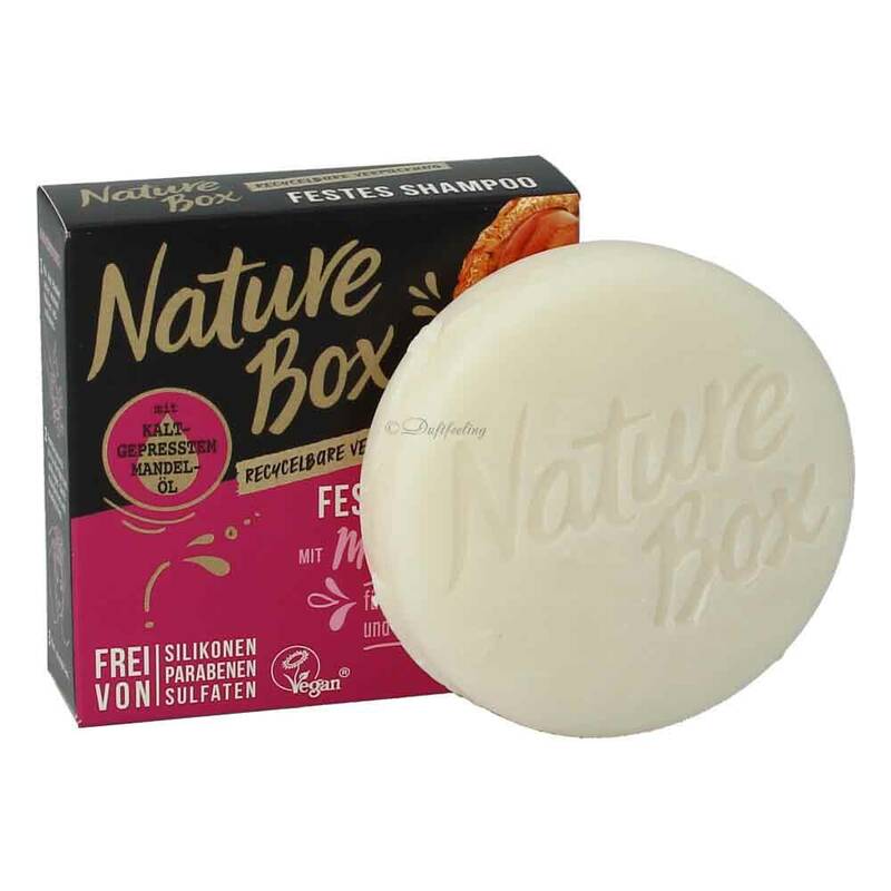 Nature Box Festes Shampoo mit Mandel - Öl 85 g