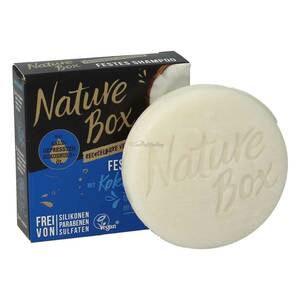 Nature Box Festes Shampoo mit Kokosnuss - Öl 85 g
