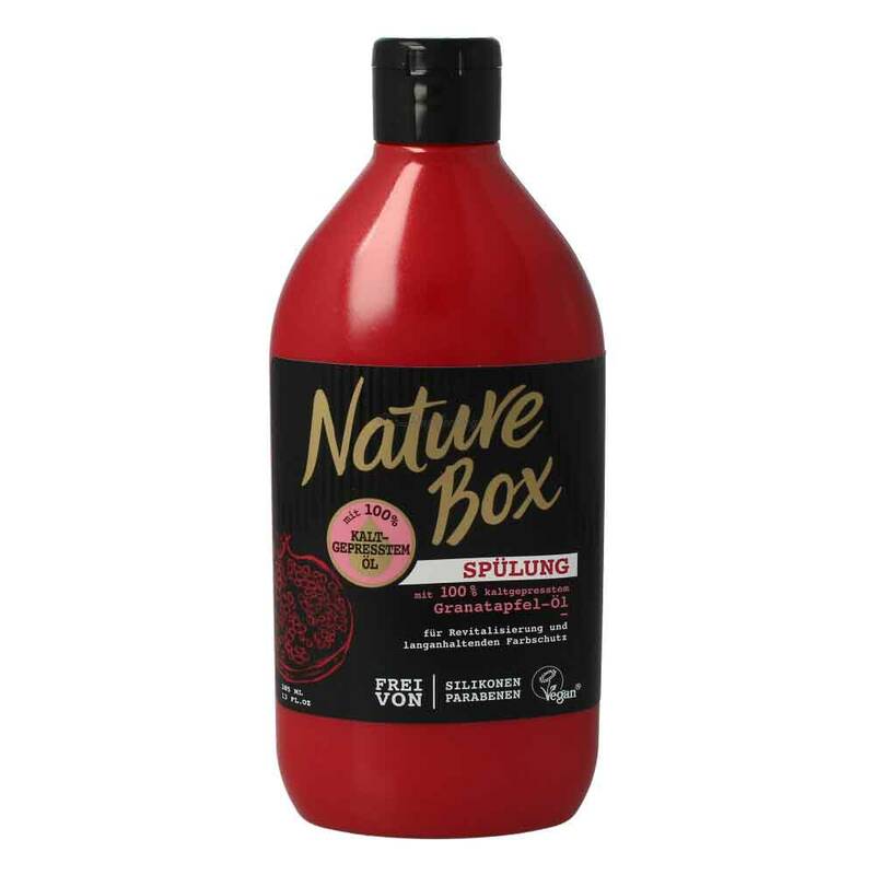 Nature Box Spülung mit kaltgepresstem Granatapfel - Öl 385 ml