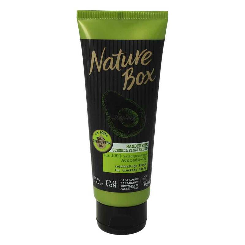 Nature Box Handcreme mit kaltgepresstem Avocado - Öl 75 ml