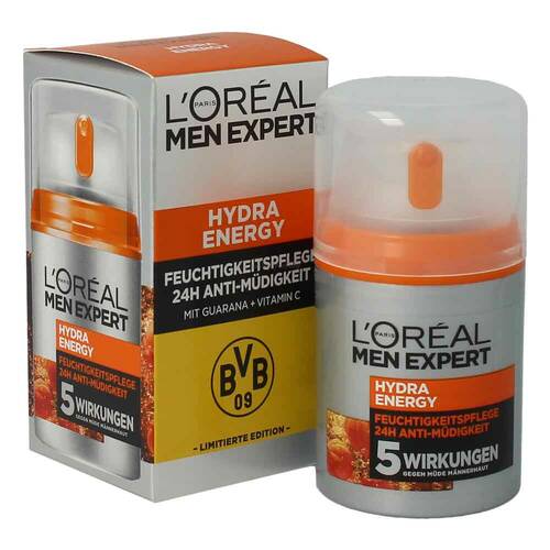 LOréal Men Expert Hydra Energy 24h *Limitierte Edition BVB*  Anti-Müdigkeit 50 ml