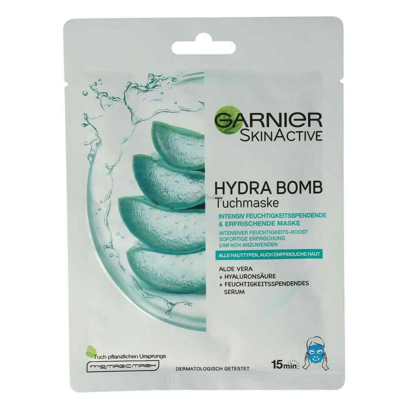 Garnier Skin Active Hydra Bomb Tuchmaske Aloe Vera 28 g
