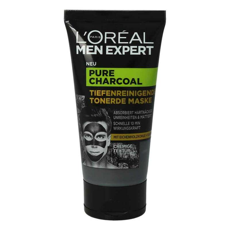 LOréal Men Expert Pure Charcoal Tiefenreinigende Tonerde Maske 50 ml