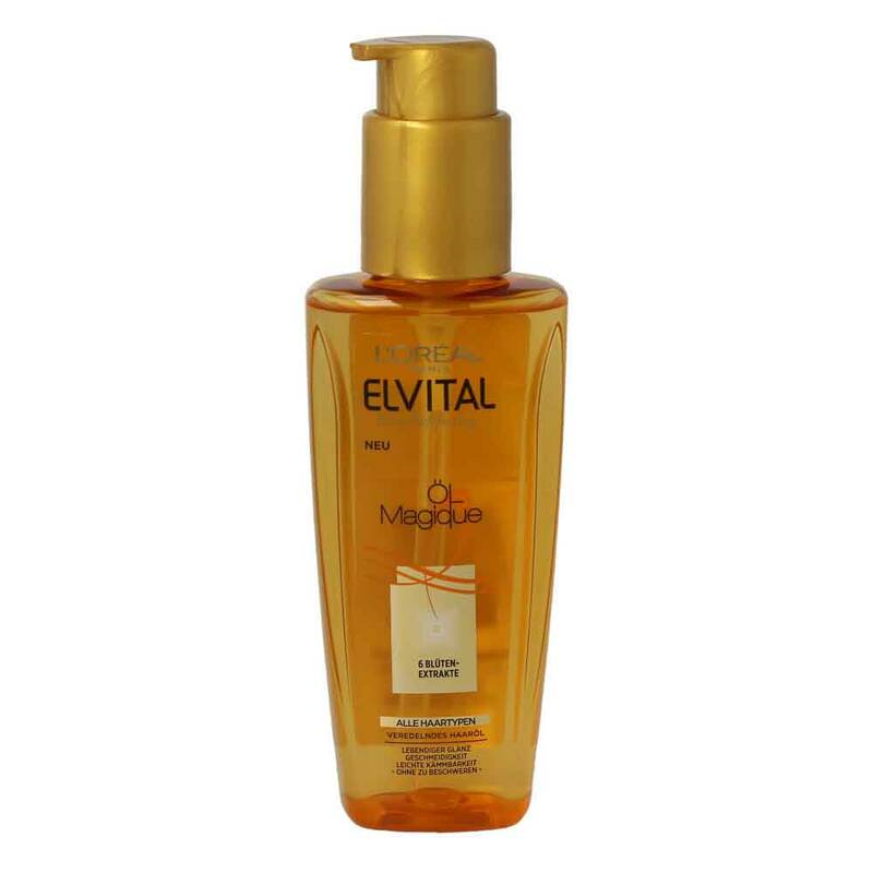 LOréal Elvital Öl Magique 6 Blüten Extrakte Alle Haartypen 90 ml