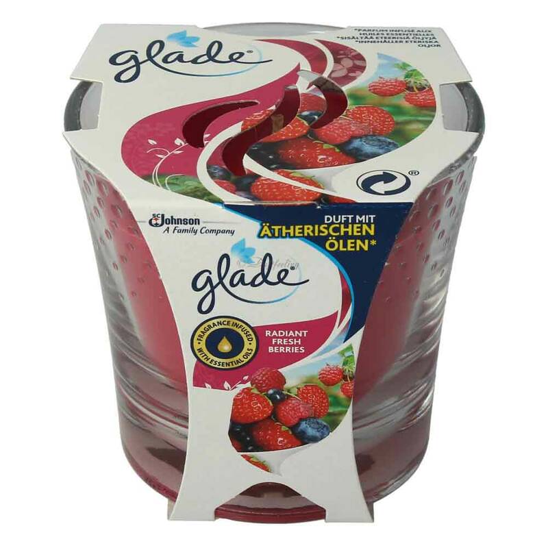 Glade by Brise Duftkerze Radiant Fresh Berries 129 g