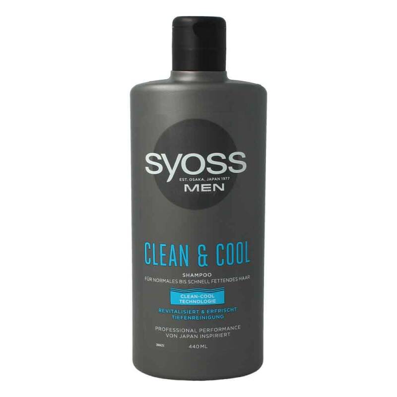 Syoss Shampoo Clean & Cool Men 440 ml