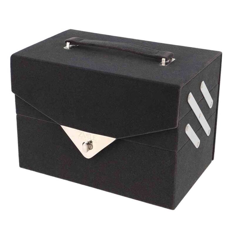 Schminkkoffer Beauty Case Velvety (Dark Grey)