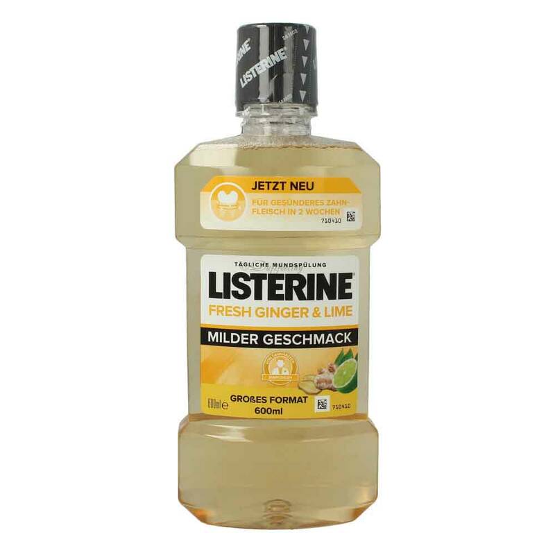 Listerine Mundspülung Fresh Ginger & Lime 600 ml