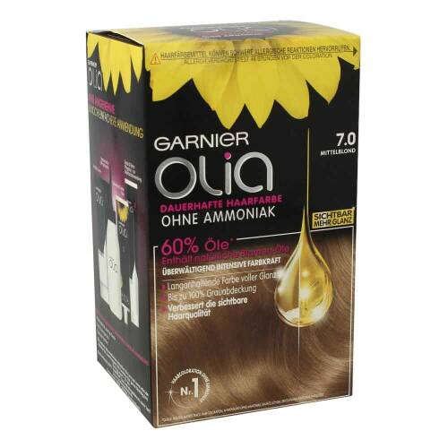Dauerhafte Garnier 7.0 Haarfarbe Mittelblond Olia