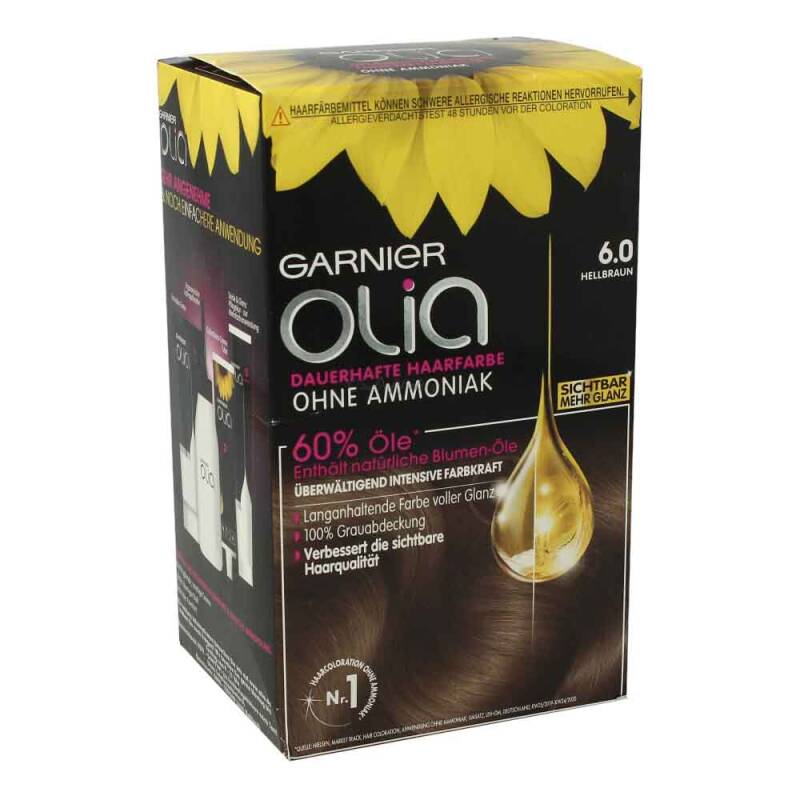Garnier Olia Dauerhafte Haarfarbe 6.0 Hellbraun