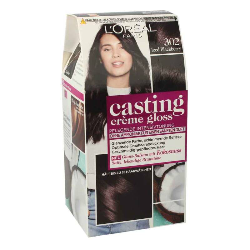 LOréal Casting Creme Gloss Glanz - Balsam mit Kokosnuss 302 Iced Blackberry