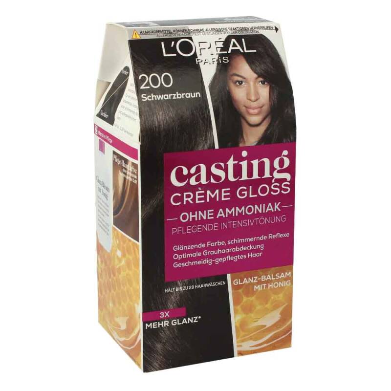 LOréal Casting Creme Gloss Glanz - Balsam mit Honig 200 Schwarzbraun