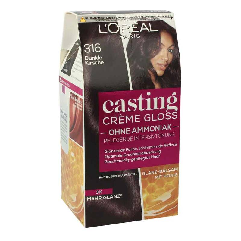 LOréal Casting Creme Gloss Glanz - Balsam mit Honig 316 Dunkle Kirsche