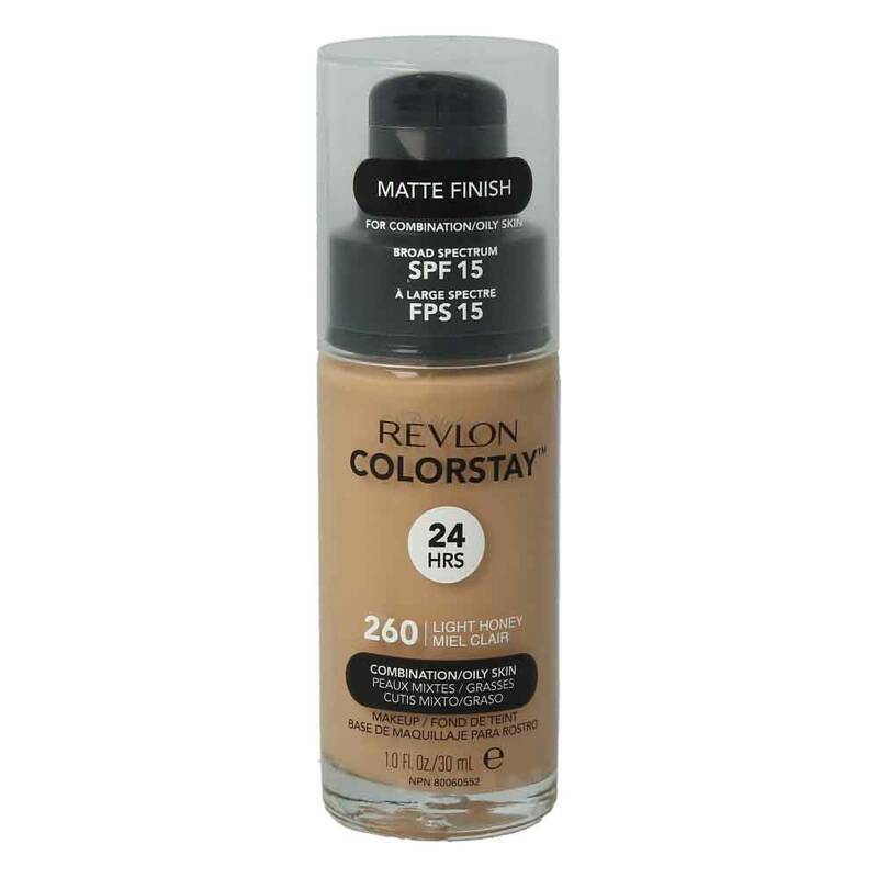 Revlon ColorStay Make-up combi/oily Skin mit Pumpe 260 Light Honey