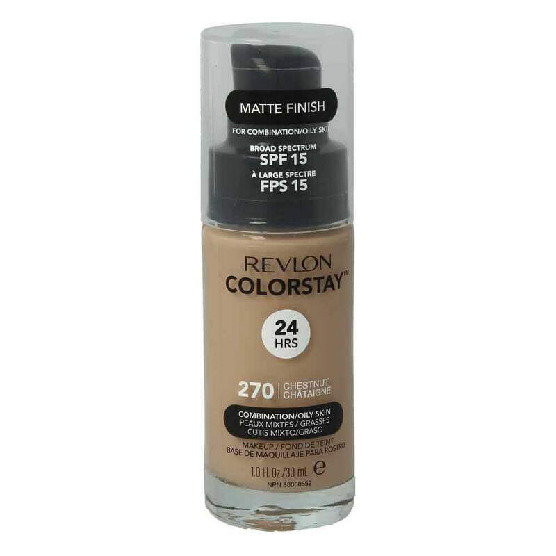 Revlon ColorStay Make-up combi/oily Skin mit Pumpe 270 Chestnut