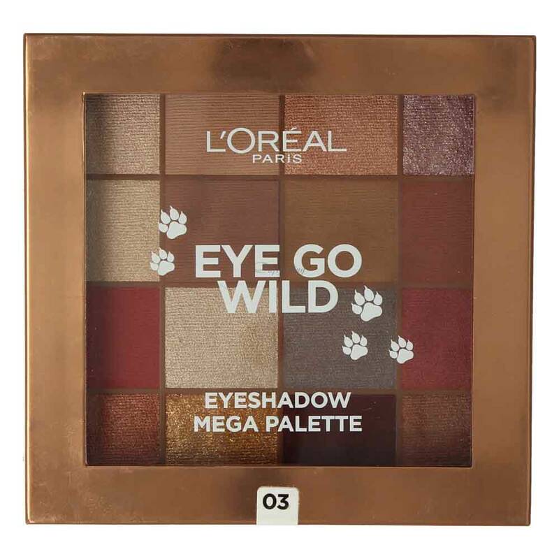 LOréal Eyeshadow Mega Palette 03 Eye Go Wild 18 g